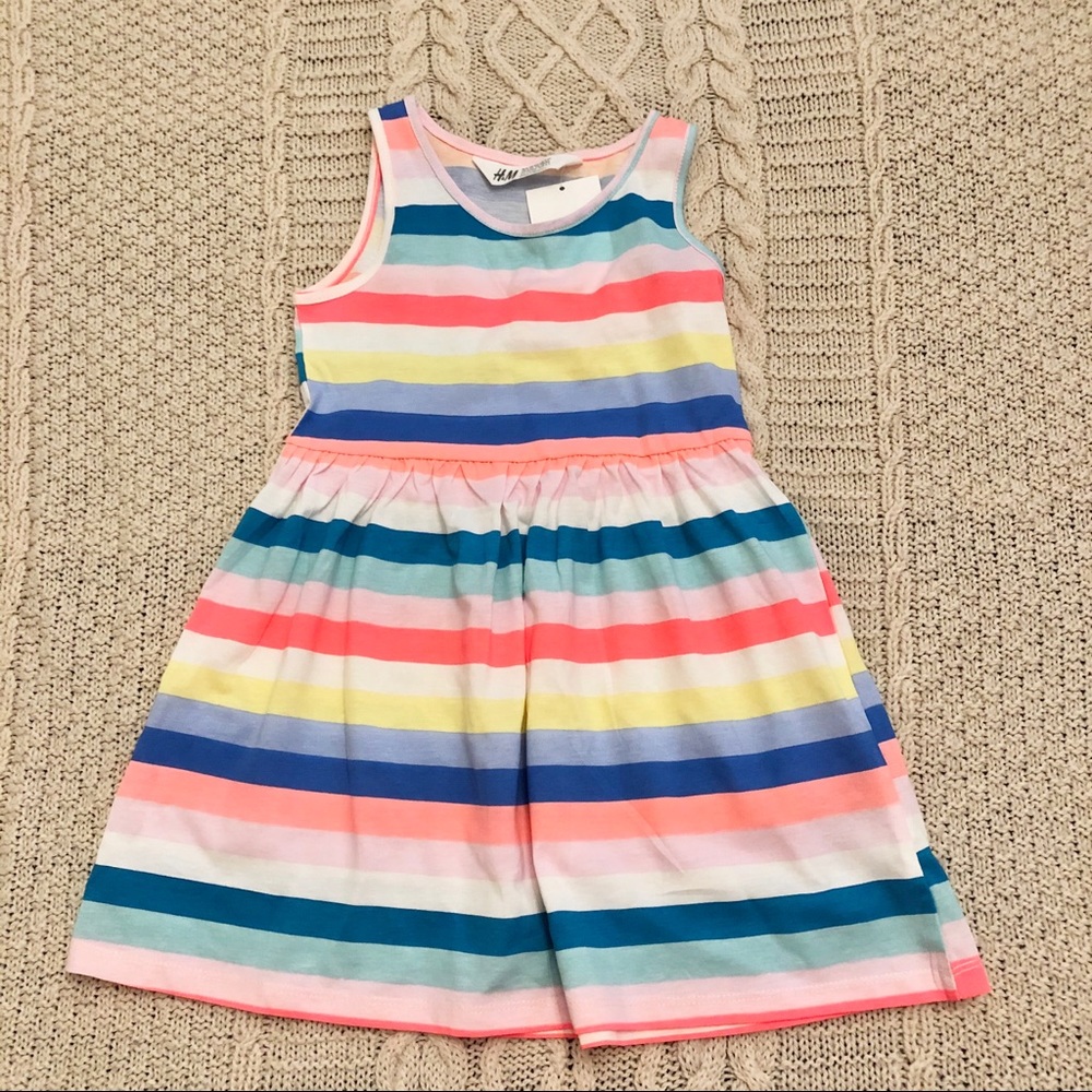 H&M Stripe cotton dress